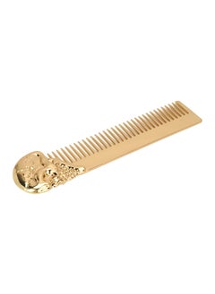 Qinlorgo Qinlorgo Beard Comb Professional Mustache Comb for Home Travel Gold 