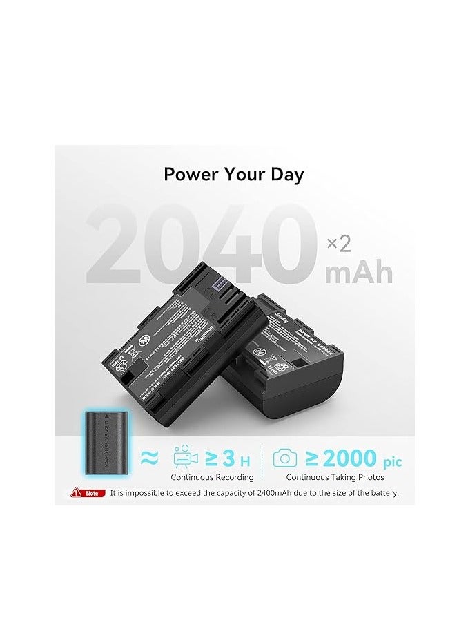 SMALLRIG LP-E6NH CAMERA BATTERY AND CHARGER KIT 3821 - Image 5