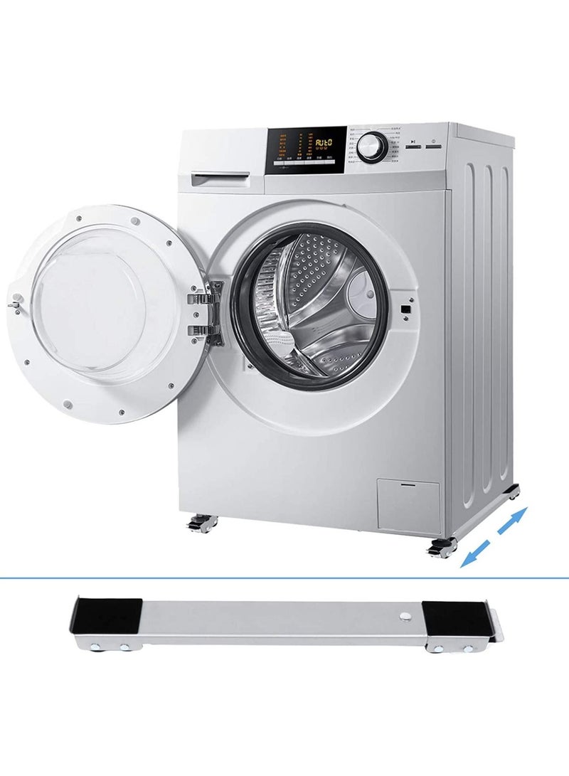 Washing Machine Stand with Wheels Adjustable Roller Base Mobile Roller Refrigerator Base Moving Cart for Dryer Fridge Furniture  - Image 3