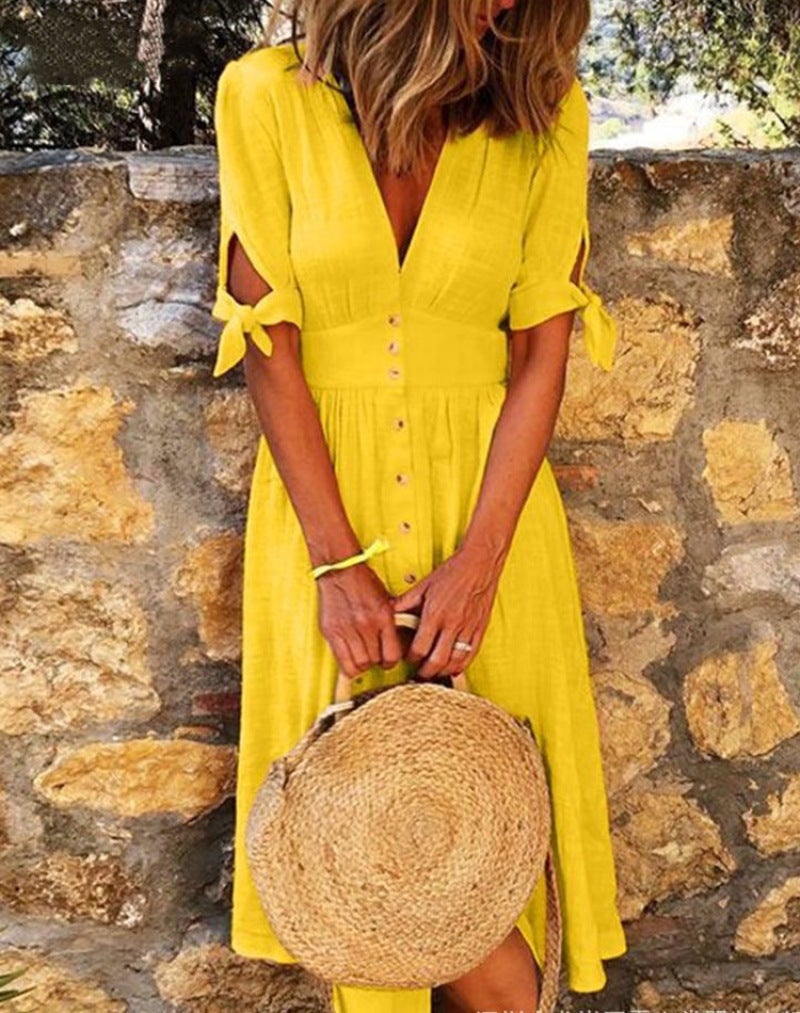 Comfortable Fabric Solid Color Chic Design Fine Fabric - Trendy Wear For Stylish Personality - Image 2