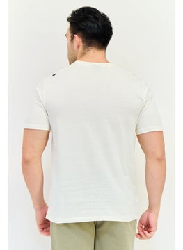 RBX Men Sportswear Fit Short Sleeve Outdoor T-Shirt, Off White  - Image 3