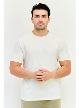 RBX Men Sportswear Fit Short Sleeve Outdoor T-Shirt, Off White  - Image 1