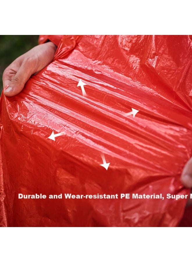 Bwnk Outdoor First Aid Blanket, Camping Equipment, Reflective Raincoat, Emergency Cold Protection, Warmth, Windproof, Life-saving Poncho - Image 3