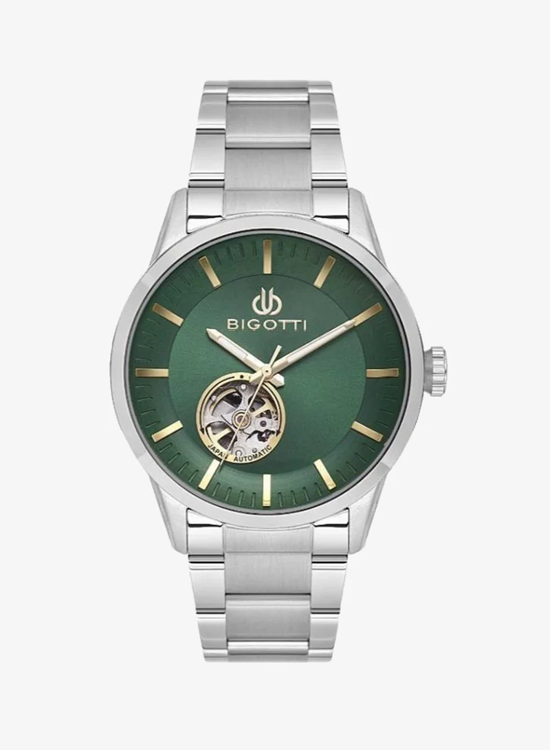 BIGOTTI Bigotti - Raffinato Men Watch | Stainless SteelSteel Case | Analog | Round Dial | Mineral Glass | Japan Automatic Movement | Water Resistant 50 Meters