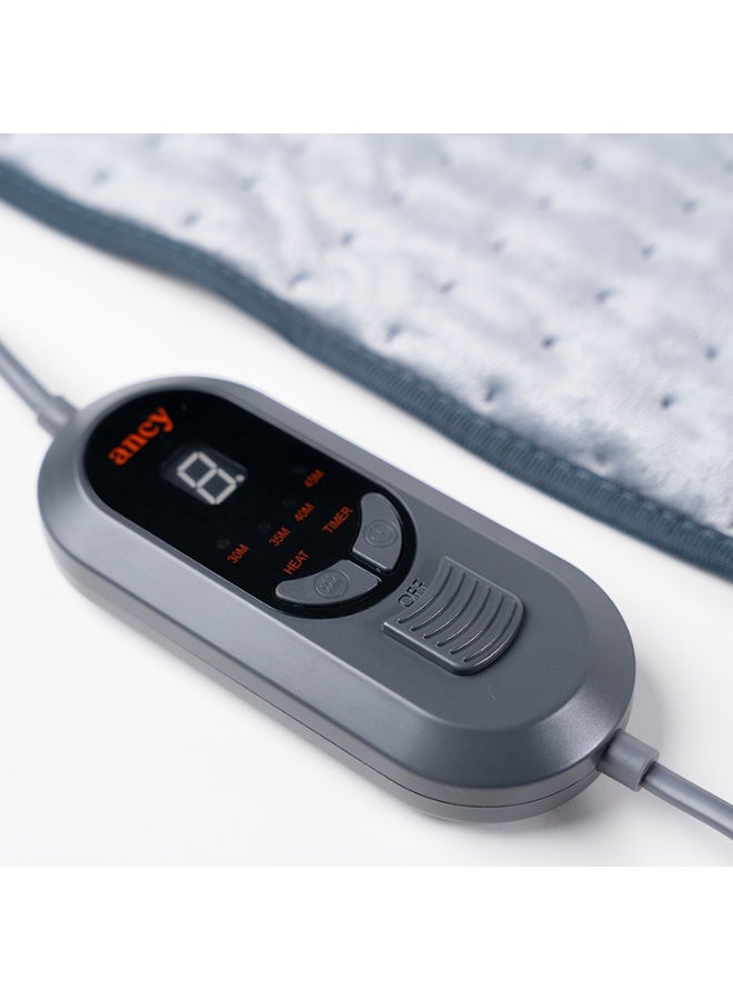 ancy Package of 2 Heating Pads, Electric Heat Pad for Back and Cramps, Electric Fast Heat Pad with 9 Heat Settings, 4 Timer Options, Auto Shut Off, - Image 5