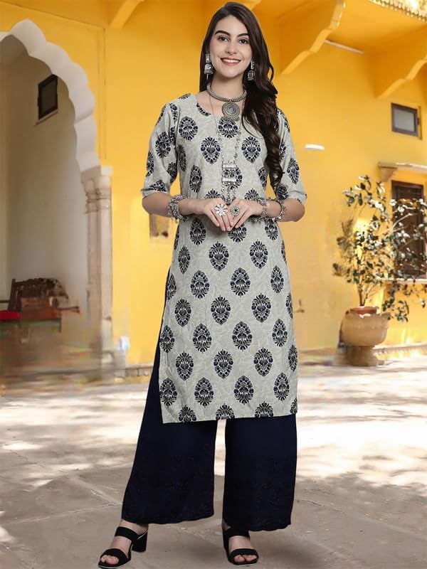 Tee Projekt Crepe Digital Printed Kurti for Women's ll Effortless Elegance Kurti (Pack of 6) - Image 3