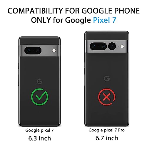 Tobfit TPU Back Cover Case Only for Google Pixel 7, Soft Protective Shockproof Phone Cover for Women Men, Durable Anti-Scratch Shockproof Phone Case for Google Pixel 7 (White) - Image 5