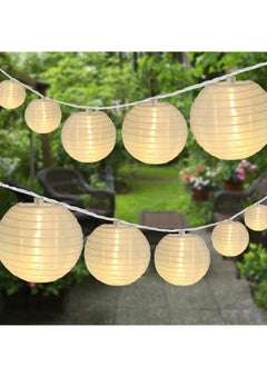 Generic Long Hanging LED Lantern String Lights, String Lights Waterproof, Mini Lantern String Lights for Bedroom, for Patio Wedding Party Bedroom Indoor Outdoor Use (20 Light)  - Image 1