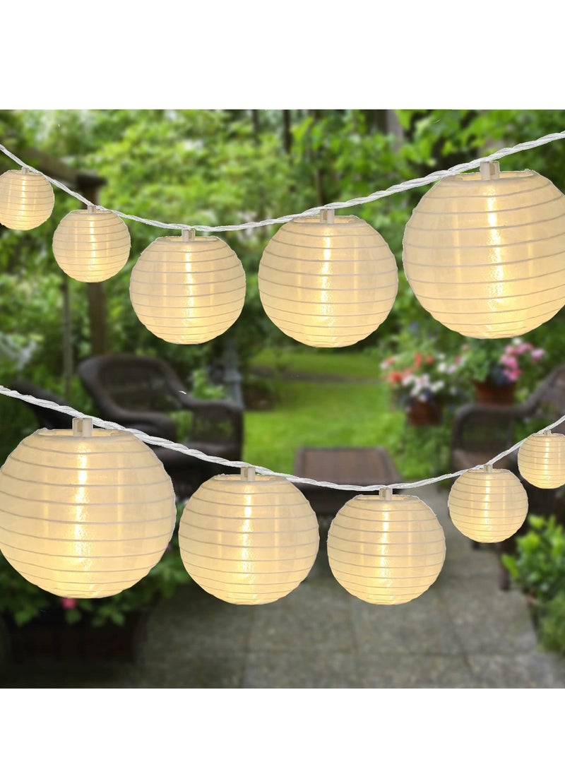 Generic Long Hanging LED Lantern String Lights, String Lights Waterproof, Mini Lantern String Lights for Bedroom, for Patio Wedding Party Bedroom Indoor Outdoor Use (20 Light)  - Image 1