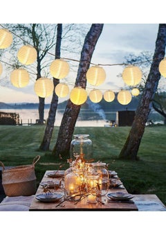 Generic Long Hanging LED Lantern String Lights, String Lights Waterproof, Mini Lantern String Lights for Bedroom, for Patio Wedding Party Bedroom Indoor Outdoor Use (20 Light)  - Image 3