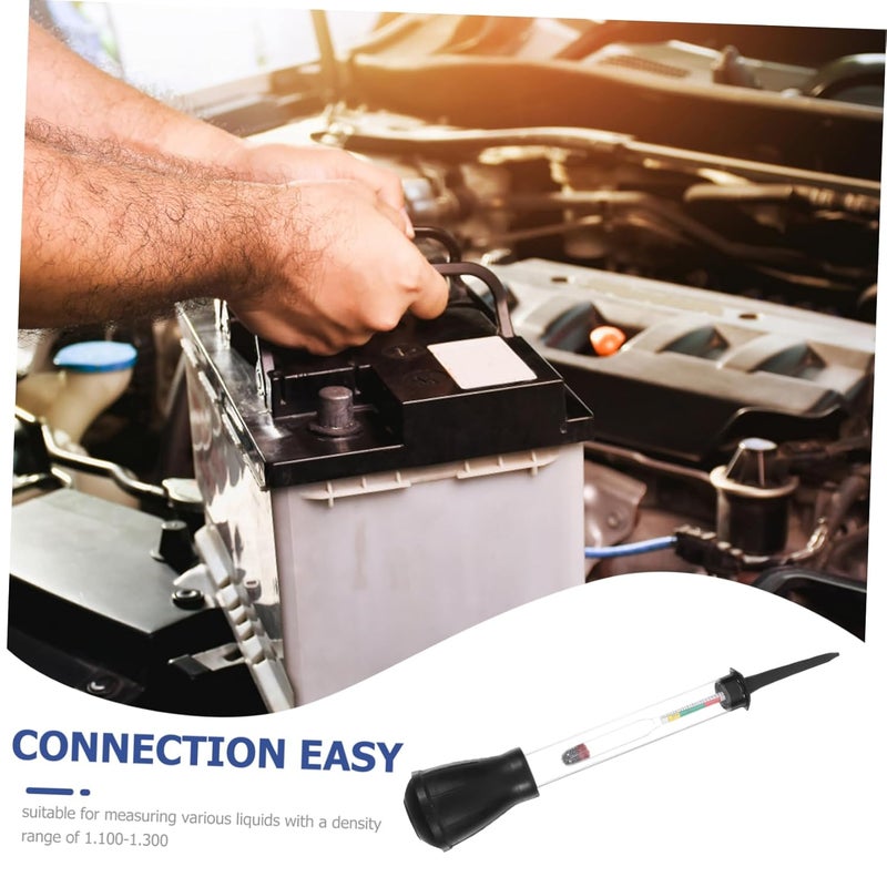 Portable Car Battery Hydrometer Tester Accurate Density for Liquid Measurement Easy to Use Suction Design for DIY Enthusiasts and Professionals - Image 5