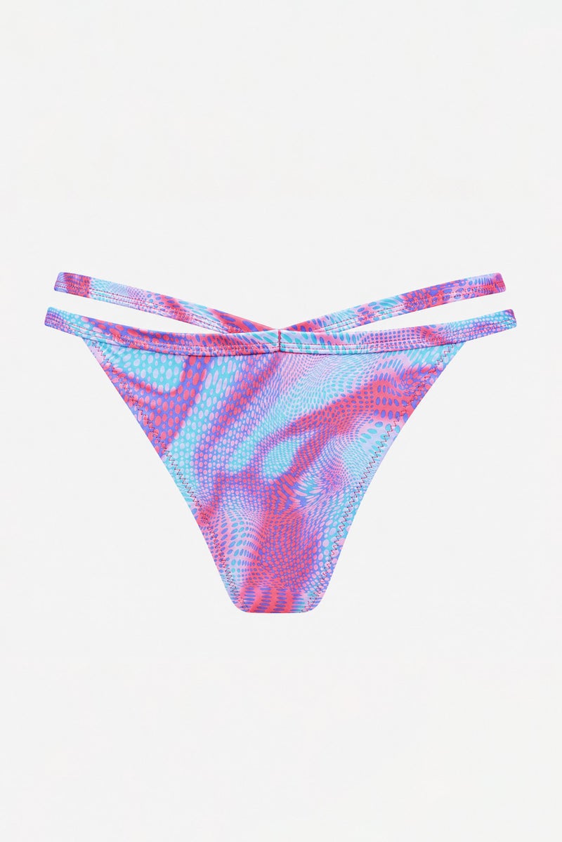 Don't Call Me Jennyfer Women Textured Bikini Bottom, Multicolor - Image 2