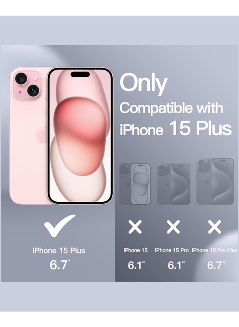 Yuwell iPhone 15 Plus Case Silicone Phone Case Shockproof Protective Case Cover Anti-Scratch Microfiber Lining 4 Layers Ultra Slim iPhone Case 6.7 Inch iPhone 15 Plus Silicone Case Off White  - Image 2
