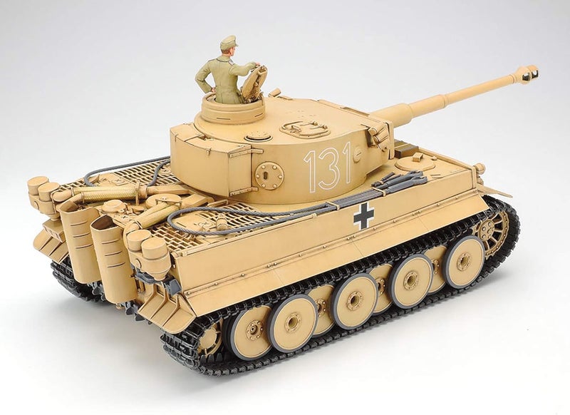 Tamiya 1:35 WWII Tiger I Initial/Early Production Model Kit with Figure - Image 3