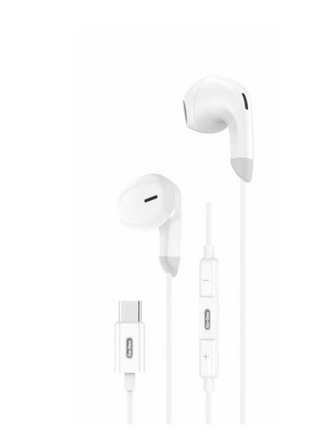 NEW USB-C Earphones – Premium Sound, Ergonomic Design, Noise-Isolating, White - Image 4
