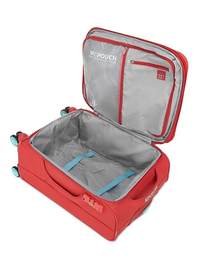 سكاي باجز 8 WHEELS SKYBAGS VANGUARD PLUS CORAL SOFTSIDE CABIN TROLLEY BAG - SK STVAPW59COR