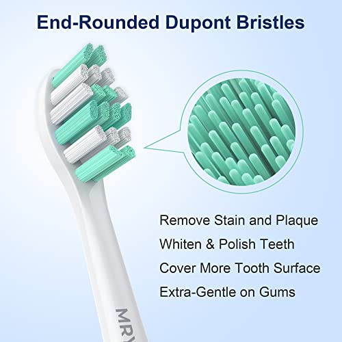 MRYUESG Toothbrush Replacement Heads Compatible with Philips Sonicare, 10 Pack, MRYUESG Electric Brush Head for Phillips Plaque Control - Image 3