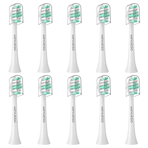 MRYUESG Toothbrush Replacement Heads Compatible with Philips Sonicare, 10 Pack, MRYUESG Electric Brush Head for Phillips Plaque Control - Image 1