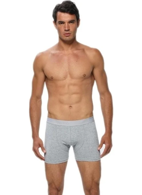 Gümüş Silver Men's Lycra Boxer 3-Piece
