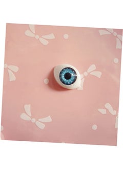 EXCEART 100Pcs Craft Fake Eyes Toy Eyes Half Oval Doll Eyes Scary Eyes Puppet Eyes Flatback Jewelry Beads Glass Dragon Eye Safety Eyes Craft Doll Eyes Toys Eyeballs Toy Bear Manual  - Image 2