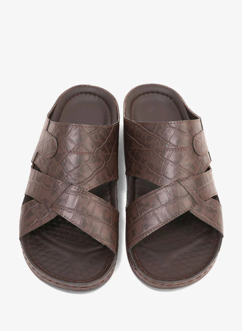 Comfort Plus  COMFORT PLUS MENS SANDALS  -  AV03 BROWN for Men | Best Price UAE