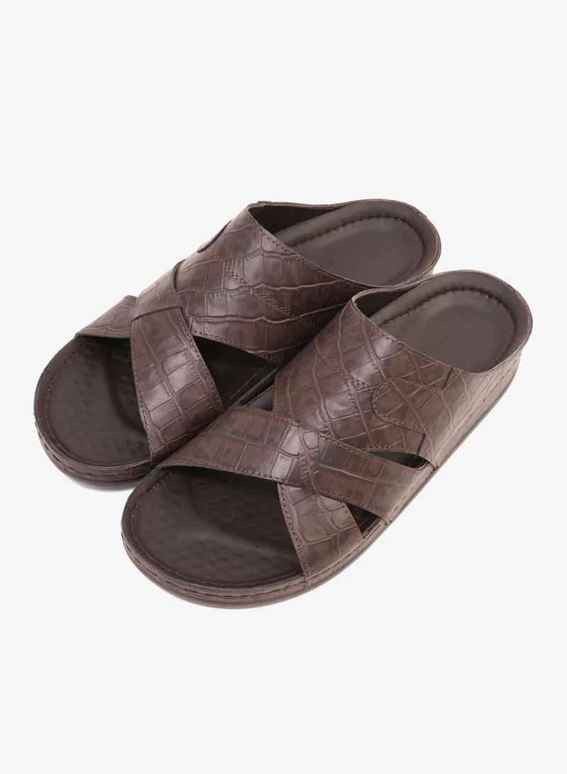 Comfort Plus  COMFORT PLUS MENS SANDALS  -  AV03 BROWN for Men | Best Price UAE