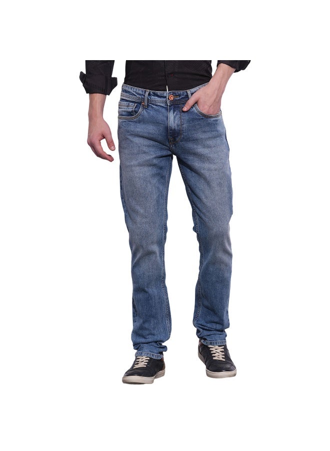 Being Human Mens Light Tone Slim Fit Denims - Image 1