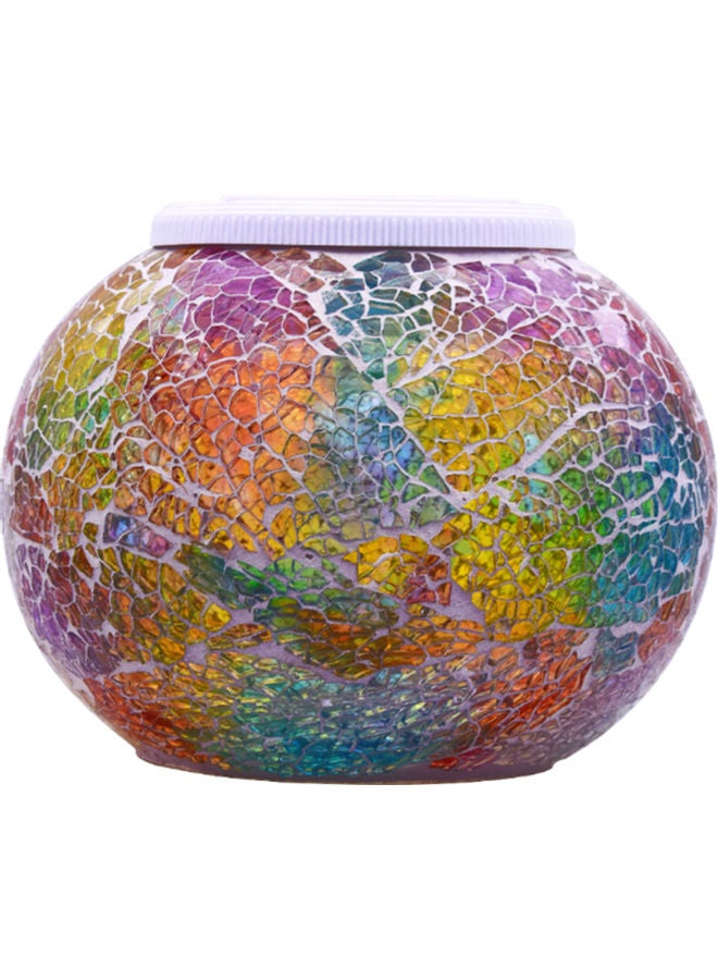 نيبمينينت مصباح يعمل بالطاقة الشمسية مُتغّير اللّون بتصميم كرة فسيفساء متعدد الألوان 17.5x12.5x17.5سم - Image 1