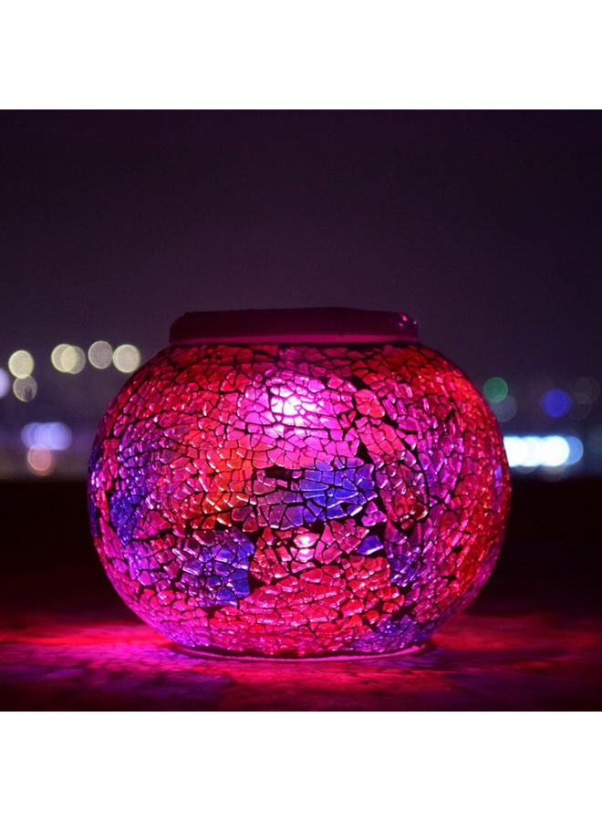 نيبمينينت مصباح يعمل بالطاقة الشمسية مُتغّير اللّون بتصميم كرة فسيفساء متعدد الألوان 17.5x12.5x17.5سم - Image 5