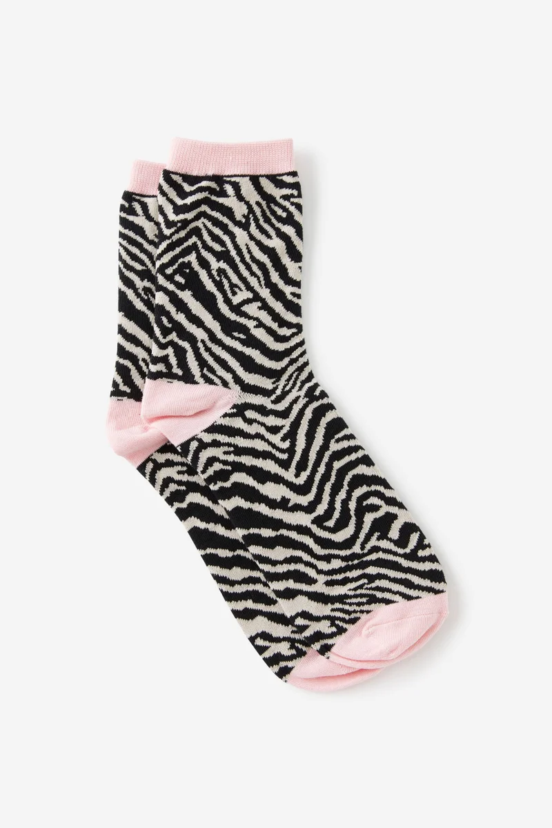 Typo Mid Crew Socks