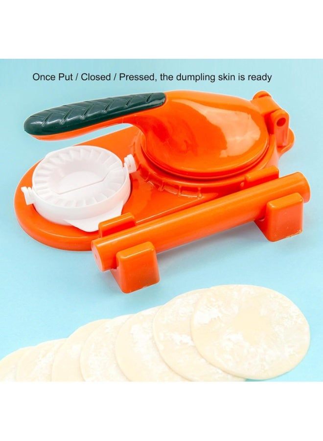 كيمايا مكبس صنع الزلابية اليدوي - آلة سريعة وسهلة الاستخدام لصنع الزلابية والرافيولي والونتون والبيروجي وعجينة المعجنات للمطبخ المنزلي واللفائف الإيطالية (أخضر) - Image 5