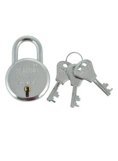 PPJ PPJ Pad Lock 40 MM 5 Liver with 3 feet Long HeavyDuty Metal Chain Padlock for Door Gate Shutter Locking Anything Like Main Gate car Bike wickless Pets Animals etc  - Image 3