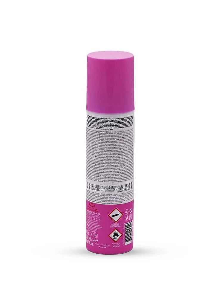 AMK Lady Baby Powder Perfumed and Cleansing Spray for Sensitive Areas - 150ml - Image 2