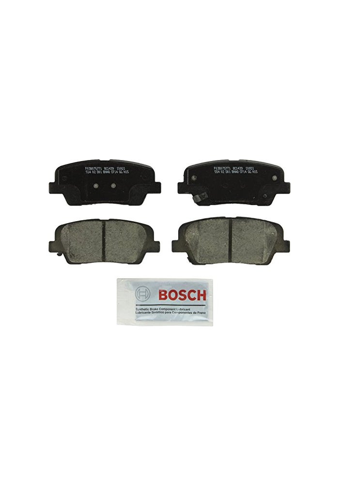 BOSCH BC1439 QuietCast Premium Ceramic Disc Brake Pad Set Compatible with Select Hyundai Santa Fe Santa Fe Sport Santa Fe XL Kia Sorento REAR - Image 1