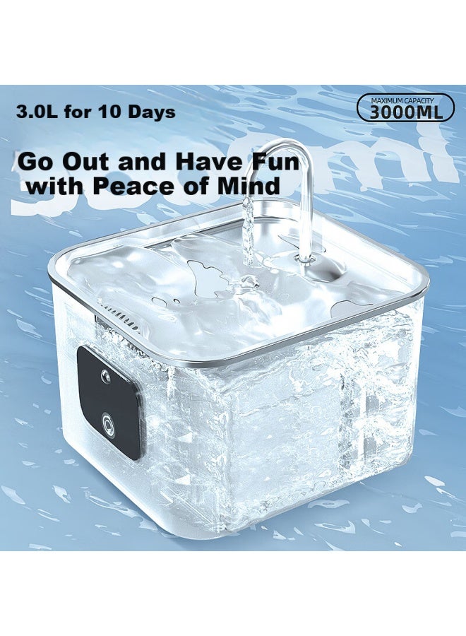 HelloJoy ojoy Wireless Smart Pet Water Fountain, Automatic Circulation Cat Water Dispenser, Intelligent Sterilization Version - Image 2
