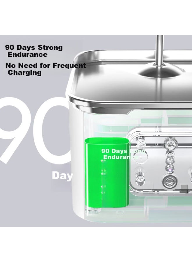 HelloJoy ojoy Wireless Smart Pet Water Fountain, Automatic Circulation Cat Water Dispenser, Intelligent Sterilization Version - Image 5
