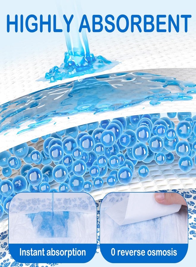 دونو حفاضات دونو للكلاب الذكور، 60 حفاضة للاستخدام مرة واحدة، حفاضات فائقة الامتصاص، حفاضات سريعة الجفاف مانعة للتسرب، مؤشر للبلل، سلس البول، مقاس كبير - Image 3