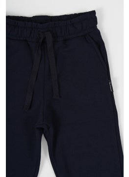 mmetalic Metalic Black-Anthracite Thick Cotton Elastic Waist and Leg Pocket 2-Pack Boy's Tracksuit Bottoms  - Image 4