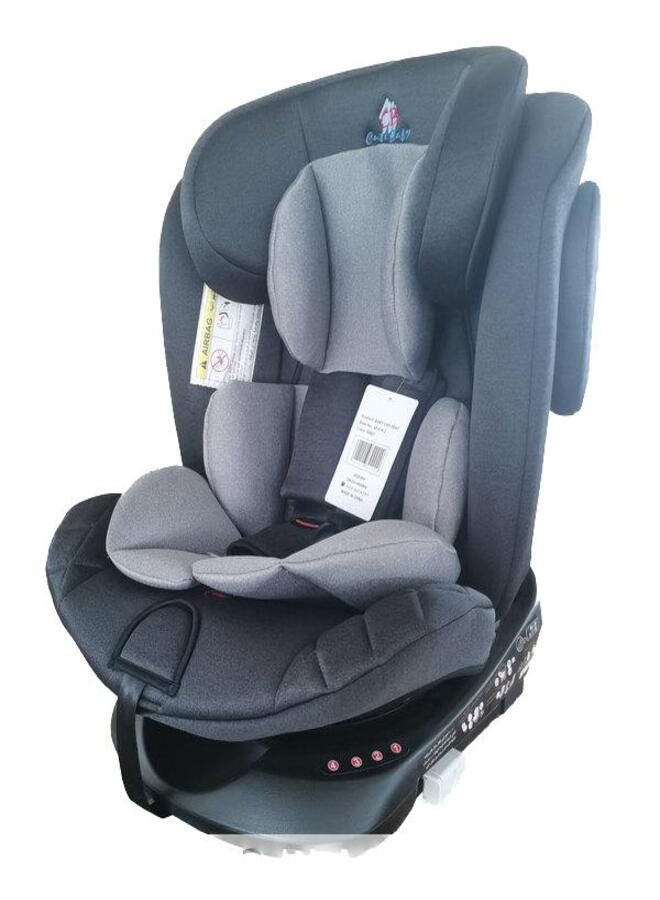 3-in-1 Infant and Toddler Car Seat - 4 Position Reclining - Convertible with 360° Swivel - 5 Point Harness - 143° Reclining Angle - 0-7 Years