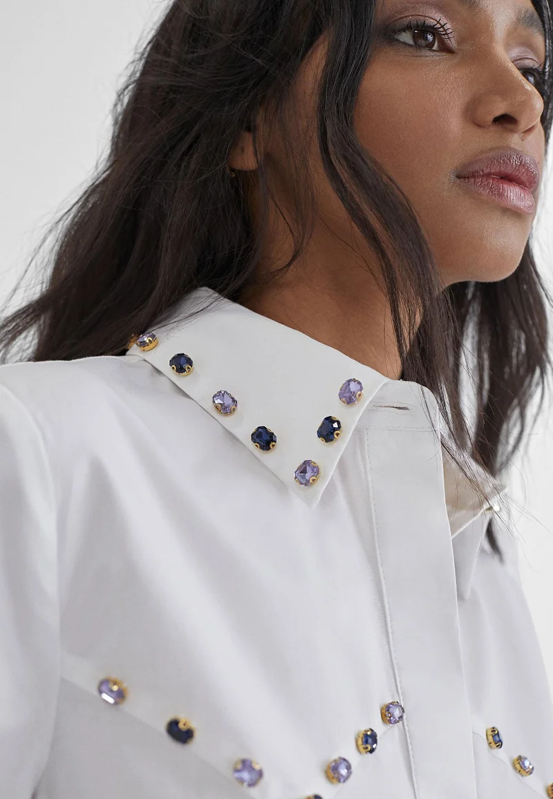 Lola Casademunt Shiny studded shirt