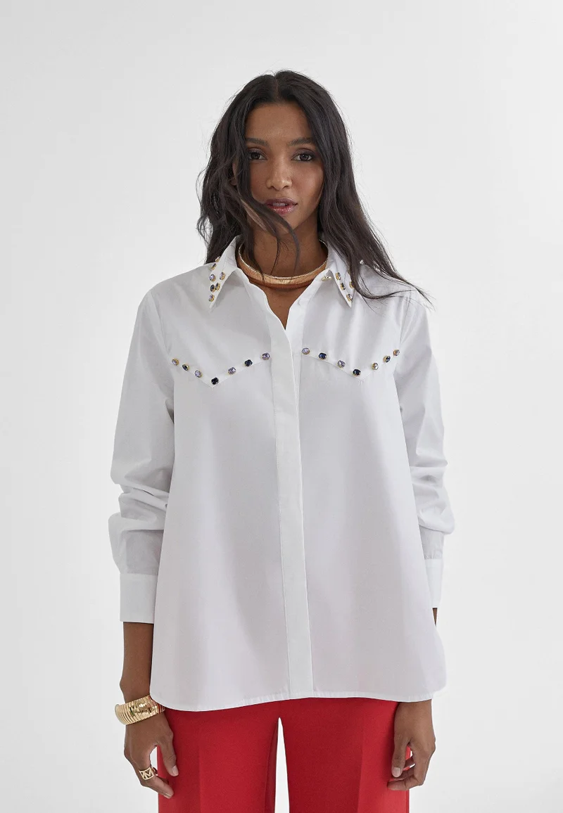 Lola Casademunt Shiny studded shirt