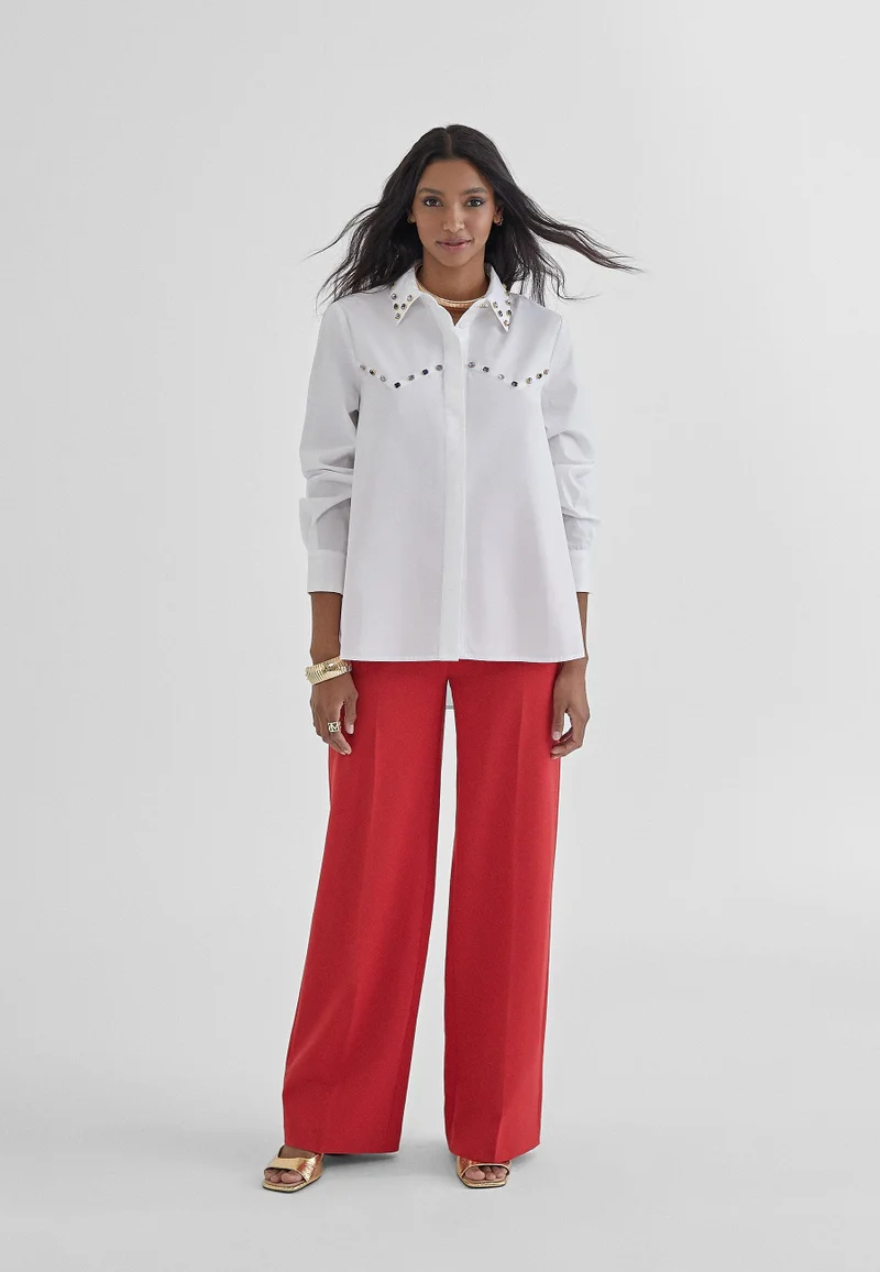 Lola Casademunt Shiny studded shirt