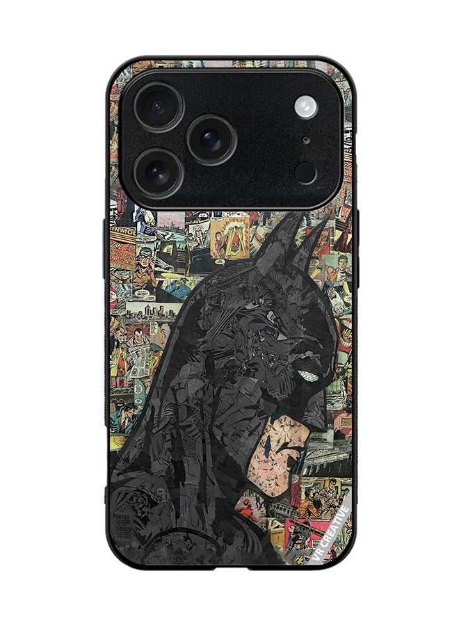 VR CREATIVE Protective Case Cover For Apple iPhone 17 Pro Batman Comic Design Multicolour