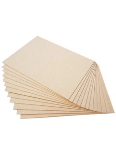 Rise-N-Shine Square MDF Pine Wood 12 inch Board for Art and Craft25mm Thick Unfinished Round Wood Slices for Resin Art Mandala ArtPyrography Painting Set of 10  - Image 1