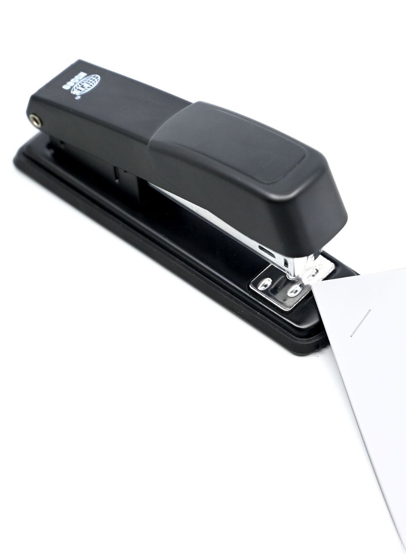 FIS Metal Office Stapler with Max Capacity 100 Staple Pins, Full Strip No. 24/6&26/6 mm, depth 61 mm, 20 Sheets,Black -FSSFN5589BK - Image 3