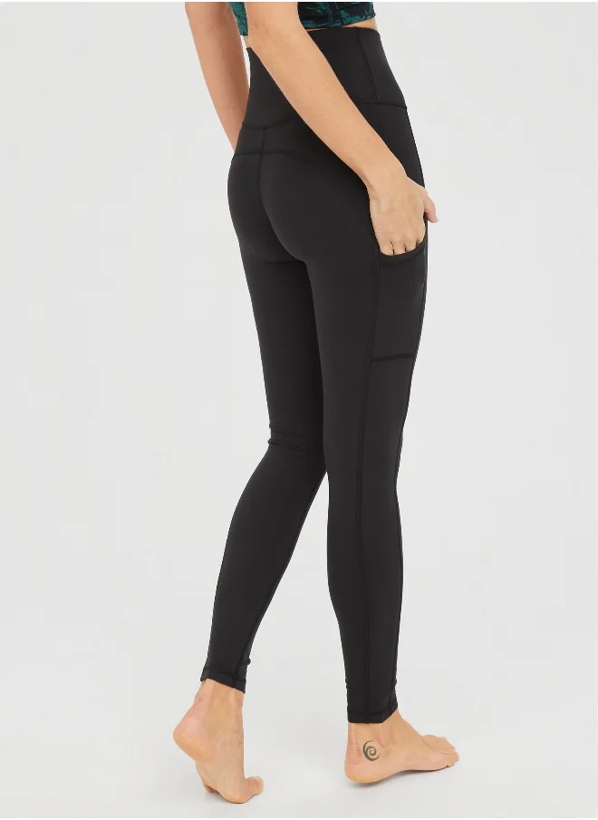 آري من امريكان ايجل OFFLINE By Aerie The Hugger High Waisted Pocket Legging