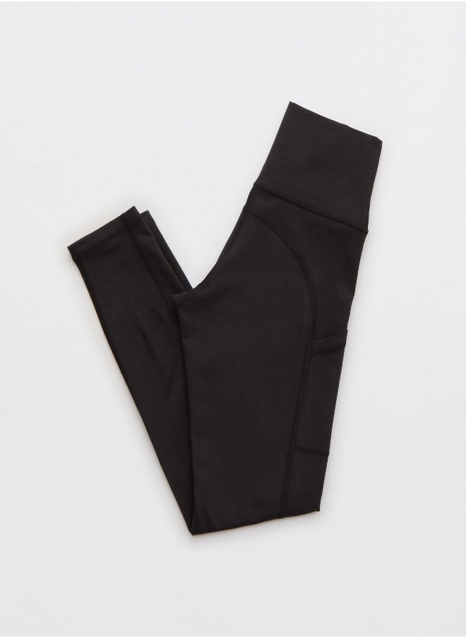 Aerie - OFFLINE By Aerie The Hugger High Waisted Pocket Legging - Image 1
