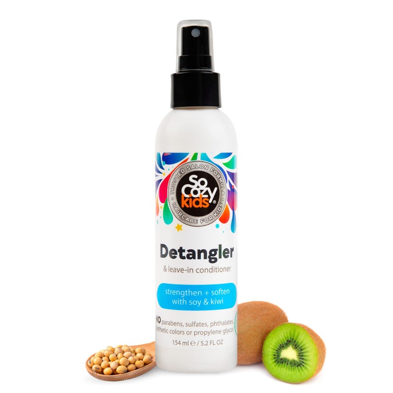 SoCozy Detangler LeaveIn Conditioner Spray For Kids Hair Strengthens and Softens No Parabens Sulfates Synthetic Colors or Dyes 52 Fl Oz 580A