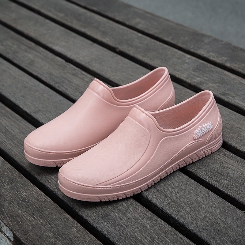 general Women's Waterproof Low-Cut Rain Boots, Non-Slip Kitchen Work PVC Shoes - Image 2