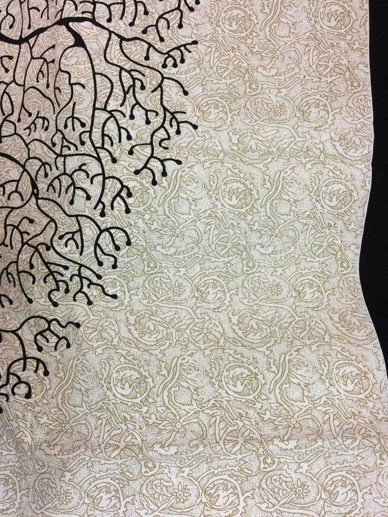 Monik Handicrafts Moniks Oxy Life Tree Double Bedsheet King Size Jaipuri Rajashani 100 Cotton Multicolor BlackDouble  - Image 4